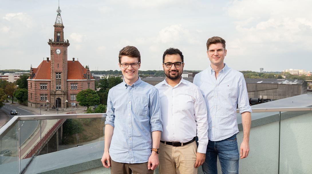 The Fraunhofer ISST project team:  Malte Hellmeier, Haydar Qarawlus, Philipp Hagenhoff
